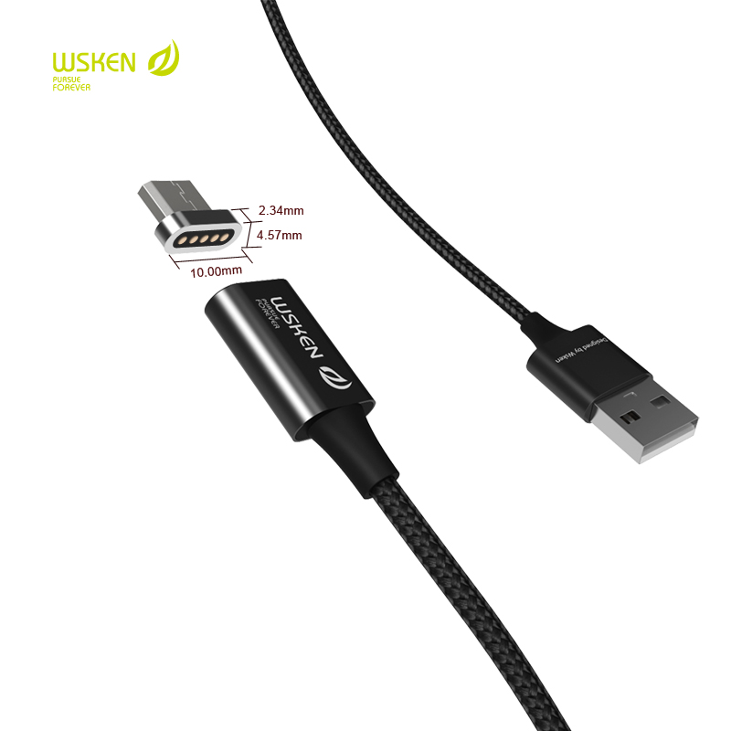 WSKEN X-Cable Lite Metal Magnetic Cable For Micro USB