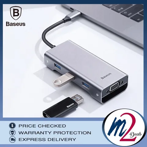 m2deals.my_BASEUS 8-in-1 Square Desk Type-C Multi-functional HUB Type-C to USB3.0_GREY_2.jpg