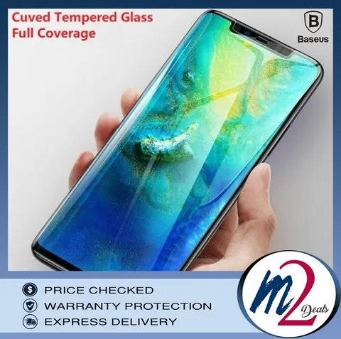 Baseus Huawei Mate20 Pro 0.15mm Full Cover Curve anti-explosion, soft Black screen protector_bk_1.jpg