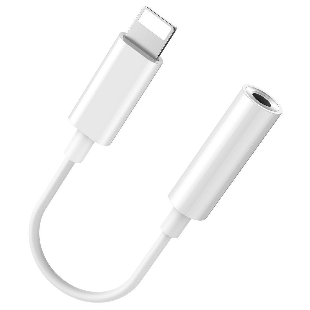 Baseus L30 Simple Apple Connector To 3.5mm Music Adapter White 1.jpg