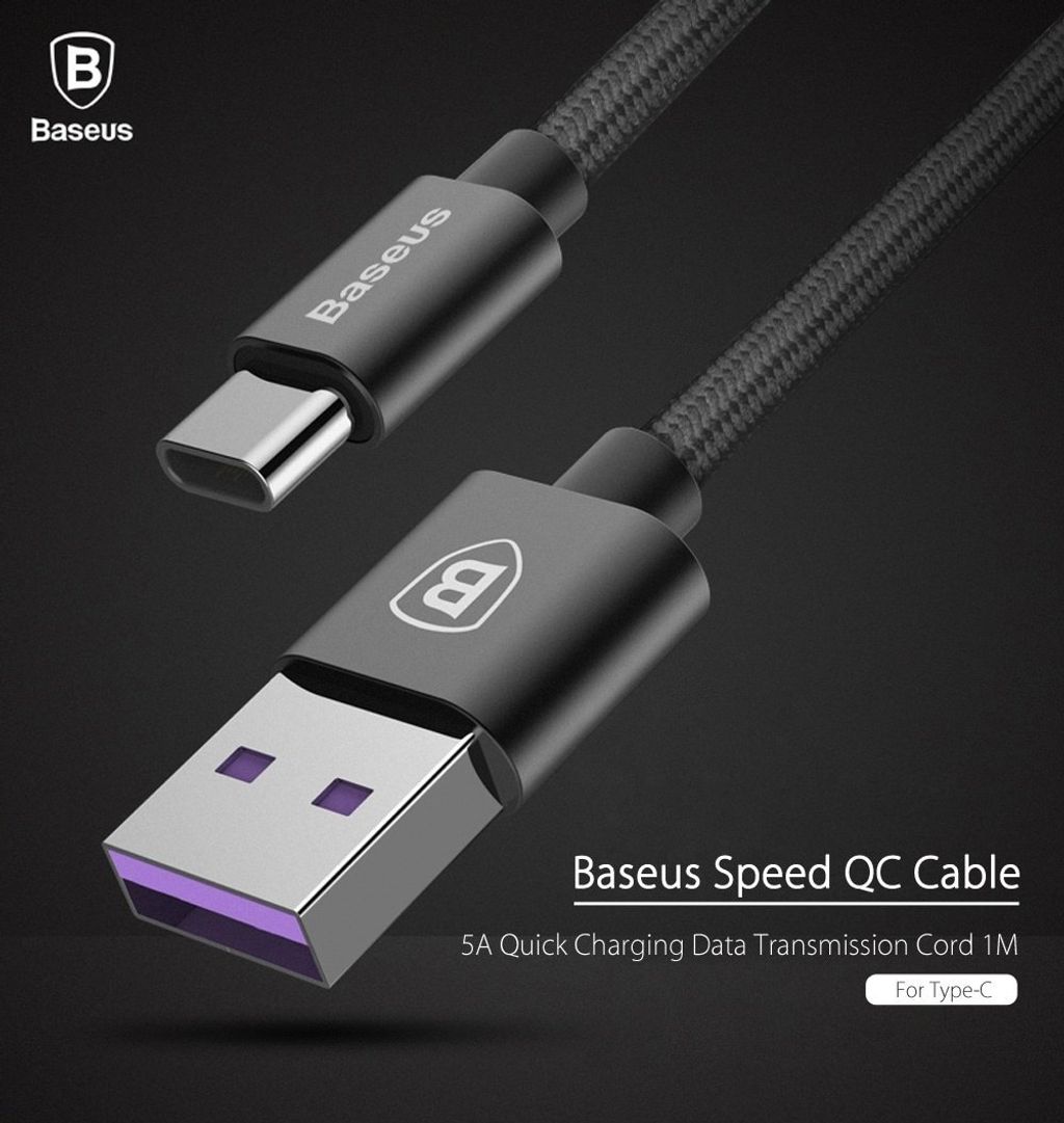 BASEUS TYPE C QC CABLE FOR HUAWEI BLACK_1.jpg