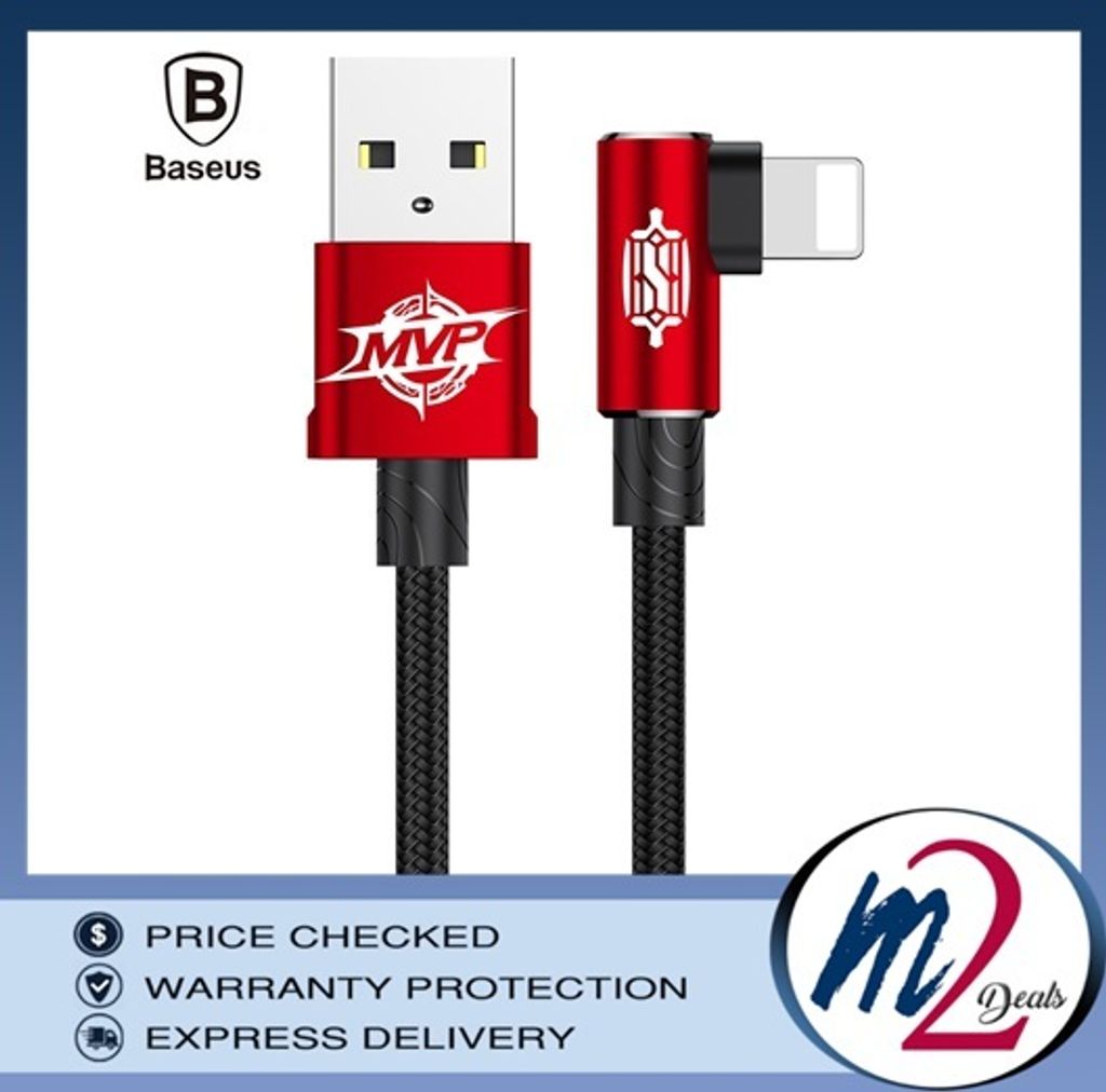 Baseus MVP Elbow Type Gaming Cable USB For Apple iPhone 2A 1M red.jpg