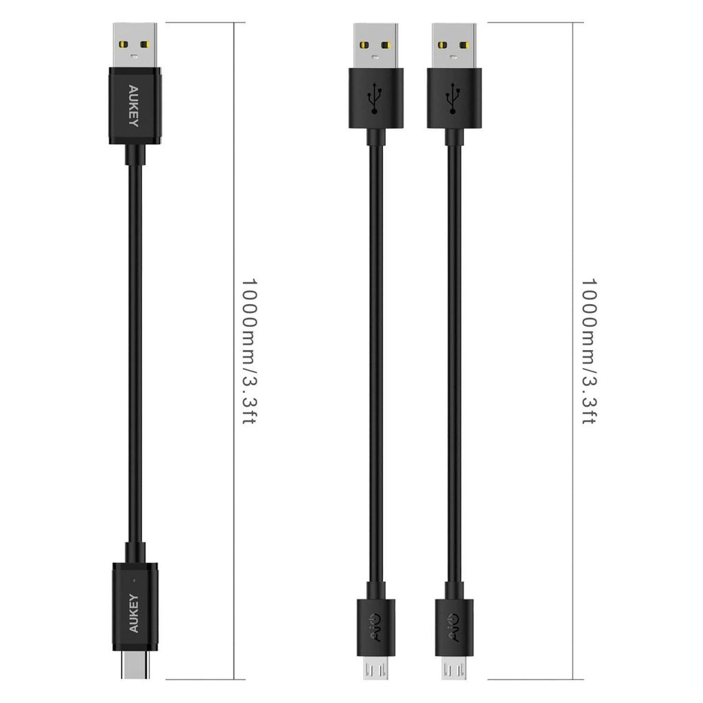 CB-TD1 USB 2.0 A TO USB C + Micro USB Qualcomm Quick Charge Cable (3 Pack)_7.jpg