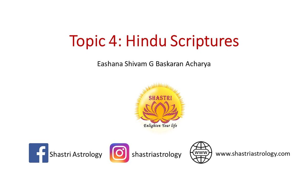 Hinduism class-4th topic-Hindu Scriptures