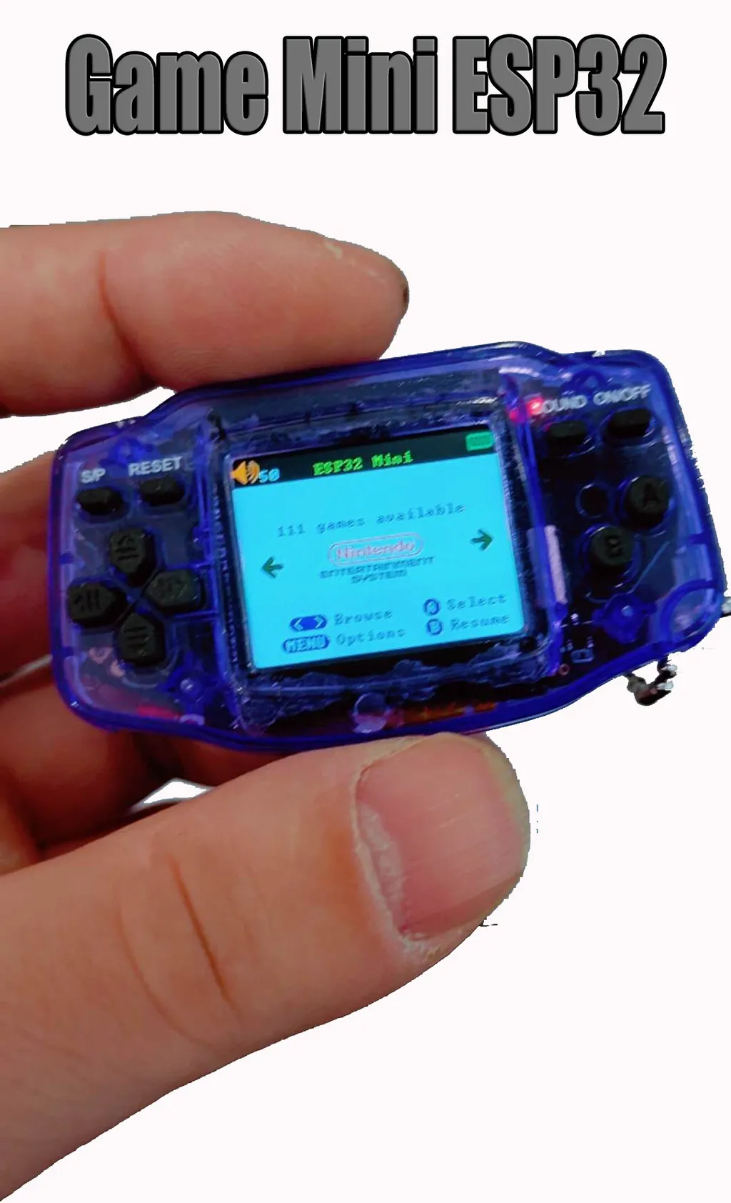 Gamebox Mini Esp32 Pre Order 5 To 7 Days To Fulfill Order My Retro Game Case