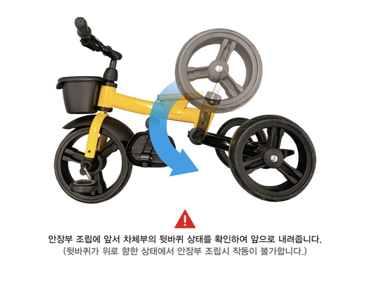 現貨2024新款摺疊款韓國2in1寶寶成長型三輪車