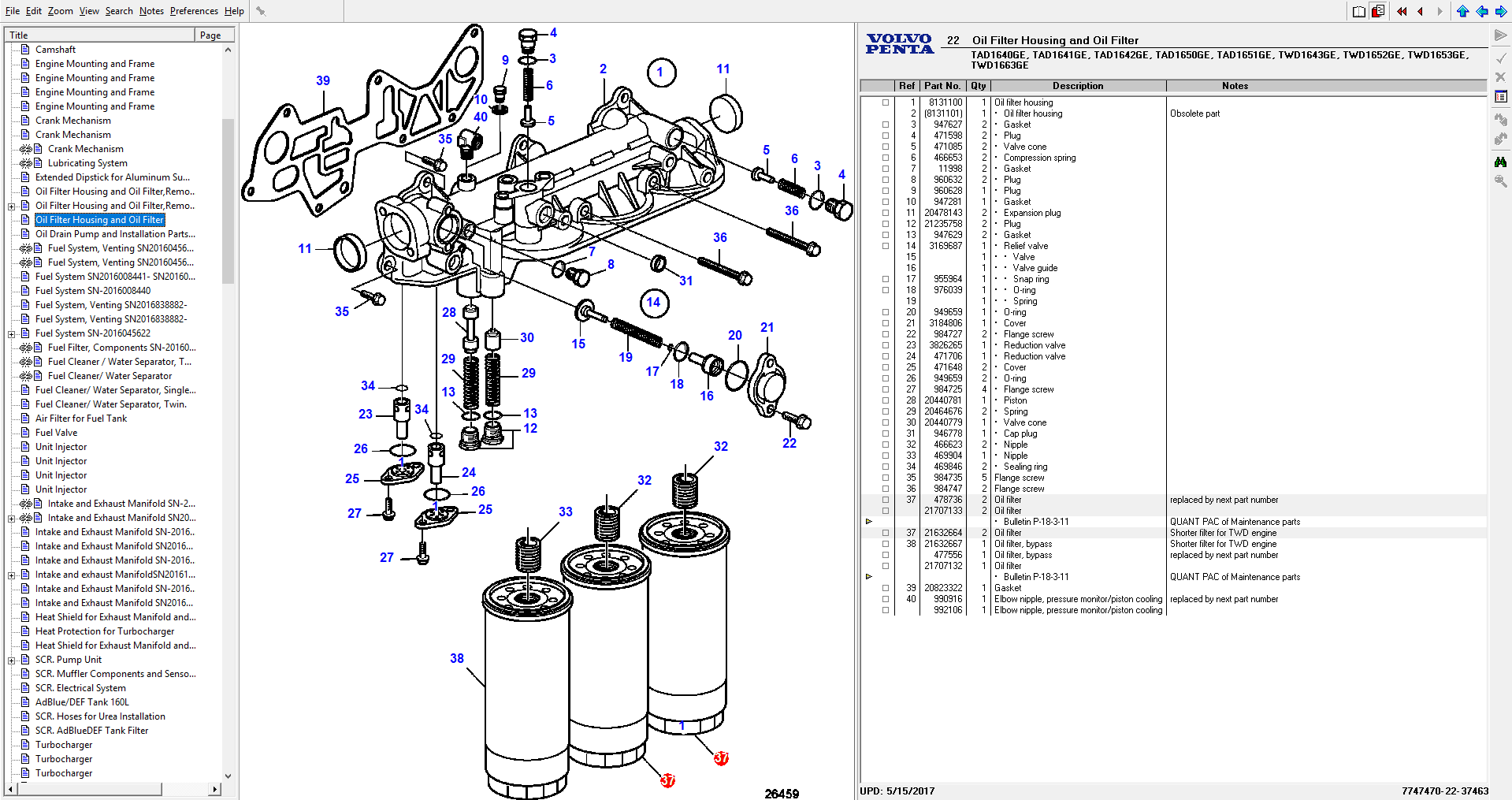 Volvo parts catalog