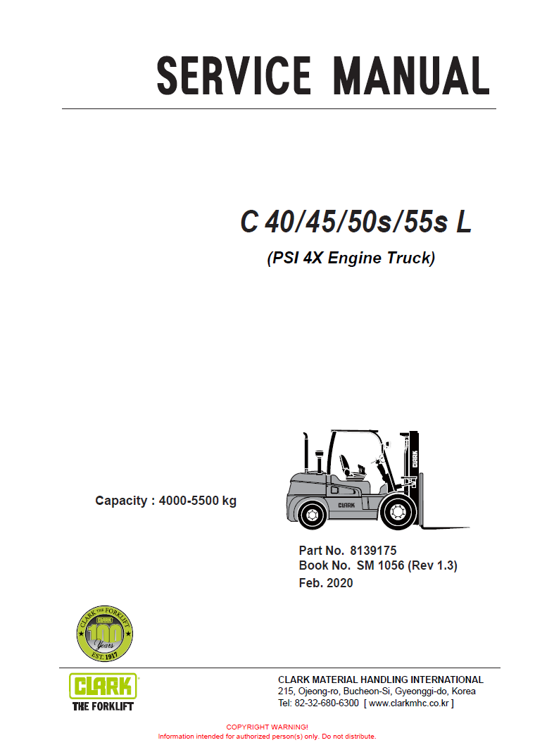 clark equipment serial number decoder