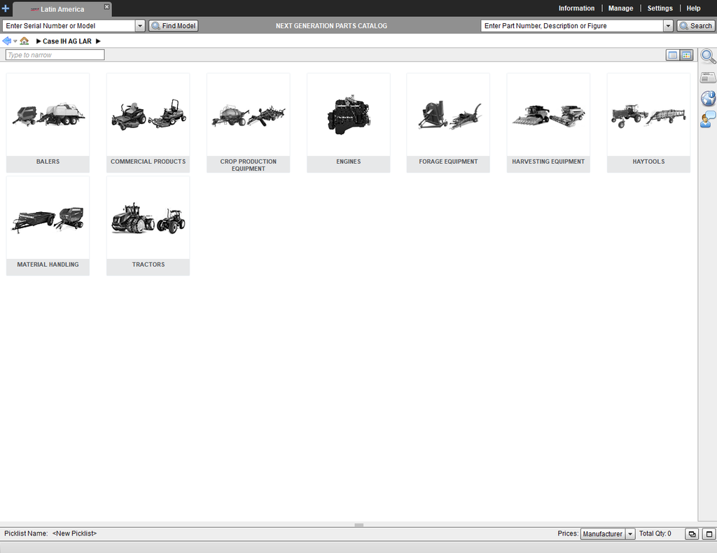 Case IH Agriculture Latin America Next Generation Parts Catalog (CNH NGPC)  – Electronic Parts Catalogue