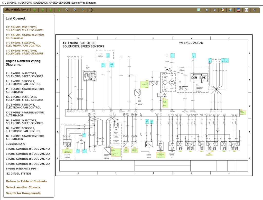 Mack Trucks Electrical Wiring Diagram Documentation EWD – Electronic