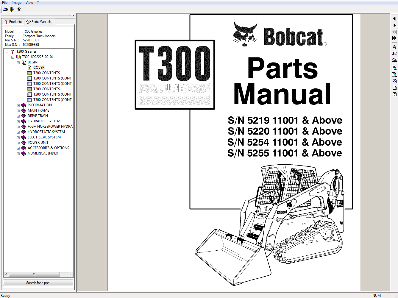 2013 - Skid Steer Loader - Parts Catalog PDF