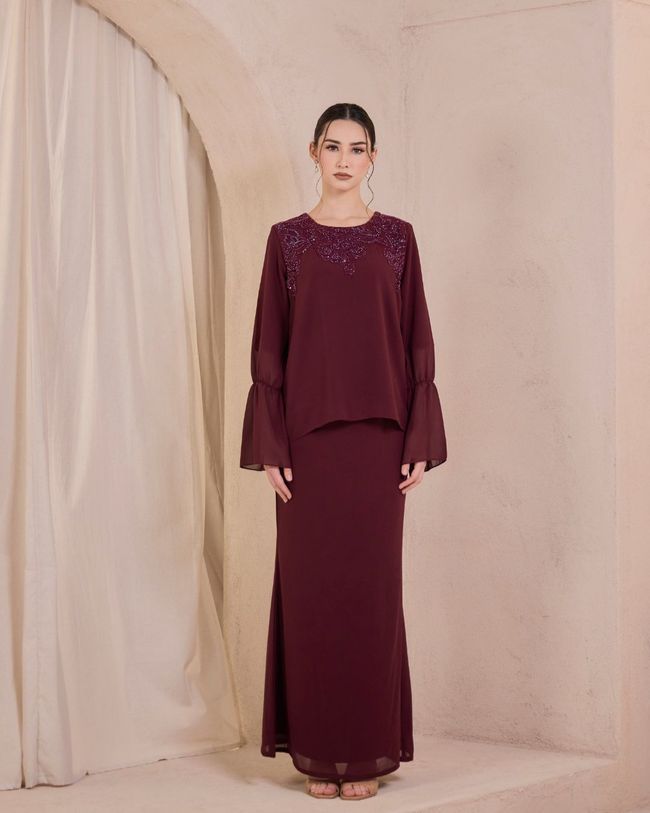 SSWKL (SS Wardrobe) | SS ELEGANCE RAYA 2025 - Clover Luxe Kurung