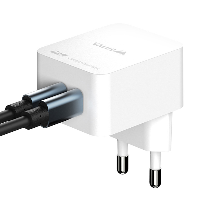 VALUEM_SQUARE25W_PD3.0_PD3.0_2PORT_VM-B2N25DTD2P25_CHARGER-1