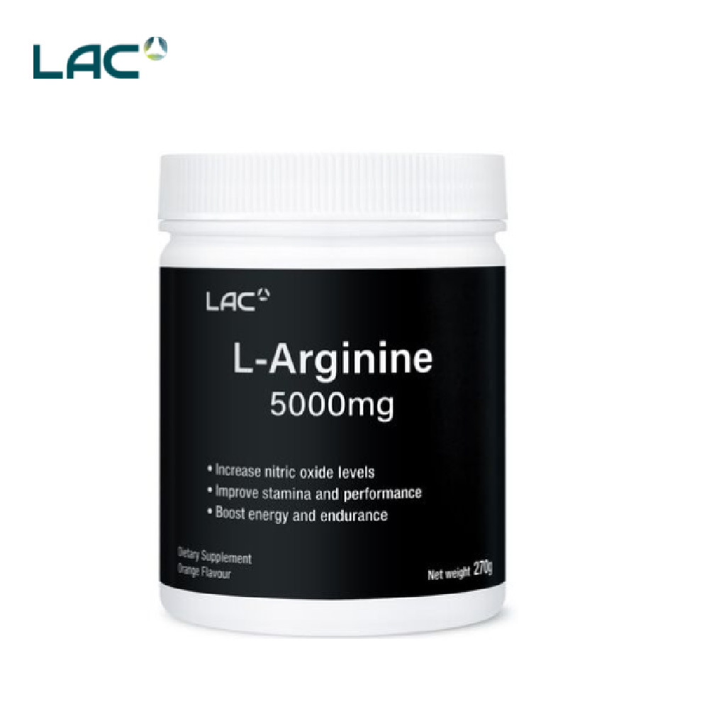 LAC】L-arginine 精胺酸粉末飲品《270克/30份》柑橘口味– 海克力士健身補給