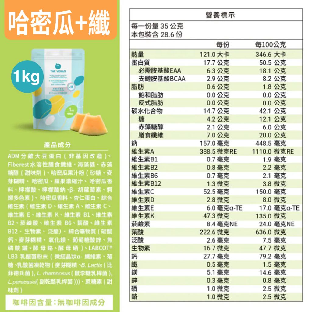 1KG高纖哈密瓜