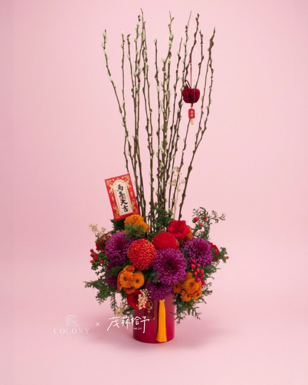 2026春節盆花_赤驥・騰達