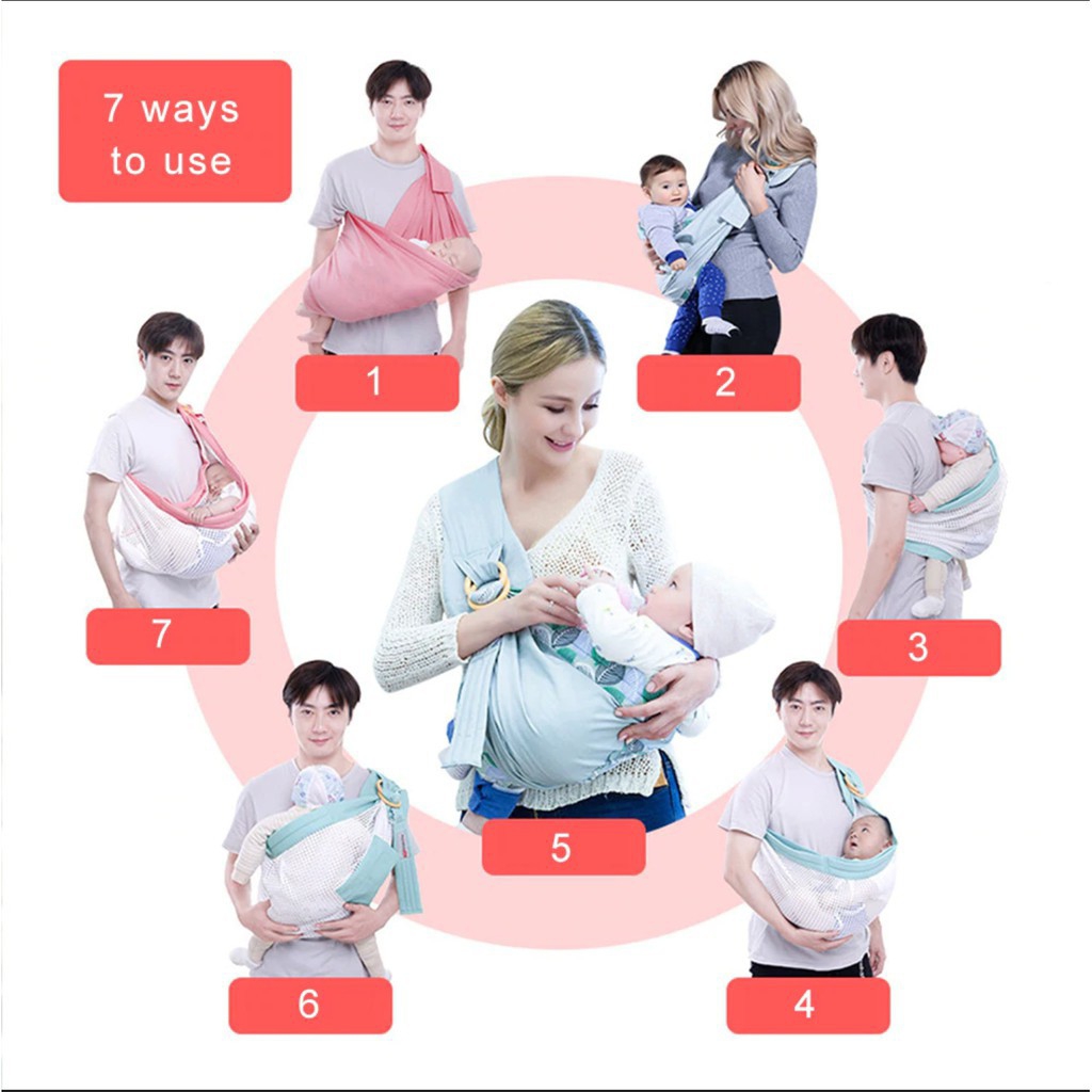 BABY CARRIER SLING WRAP ( FREE POSTAGE & FREE GIFT 