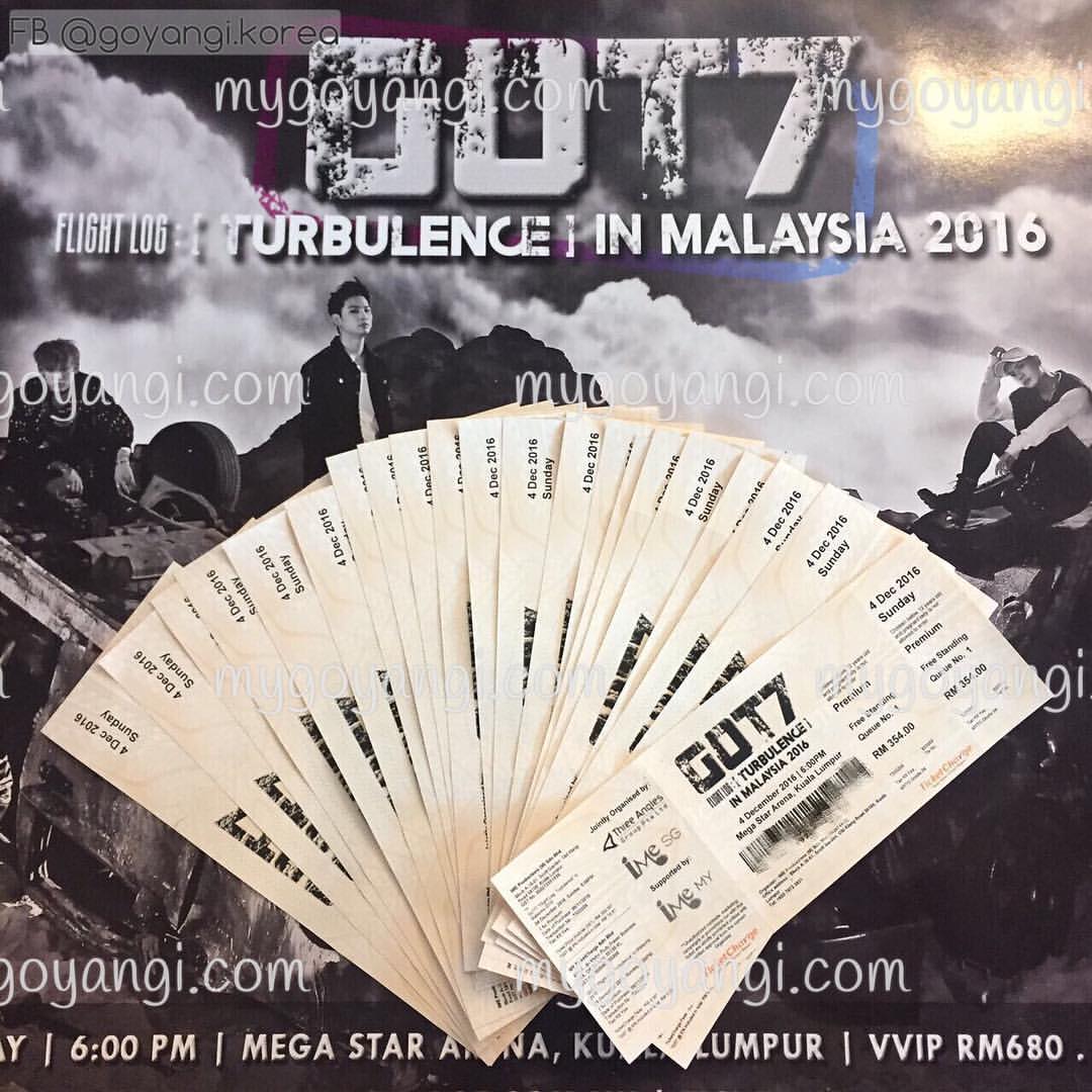 Got7 Flight Log: Turbulence In Malaysia 2016