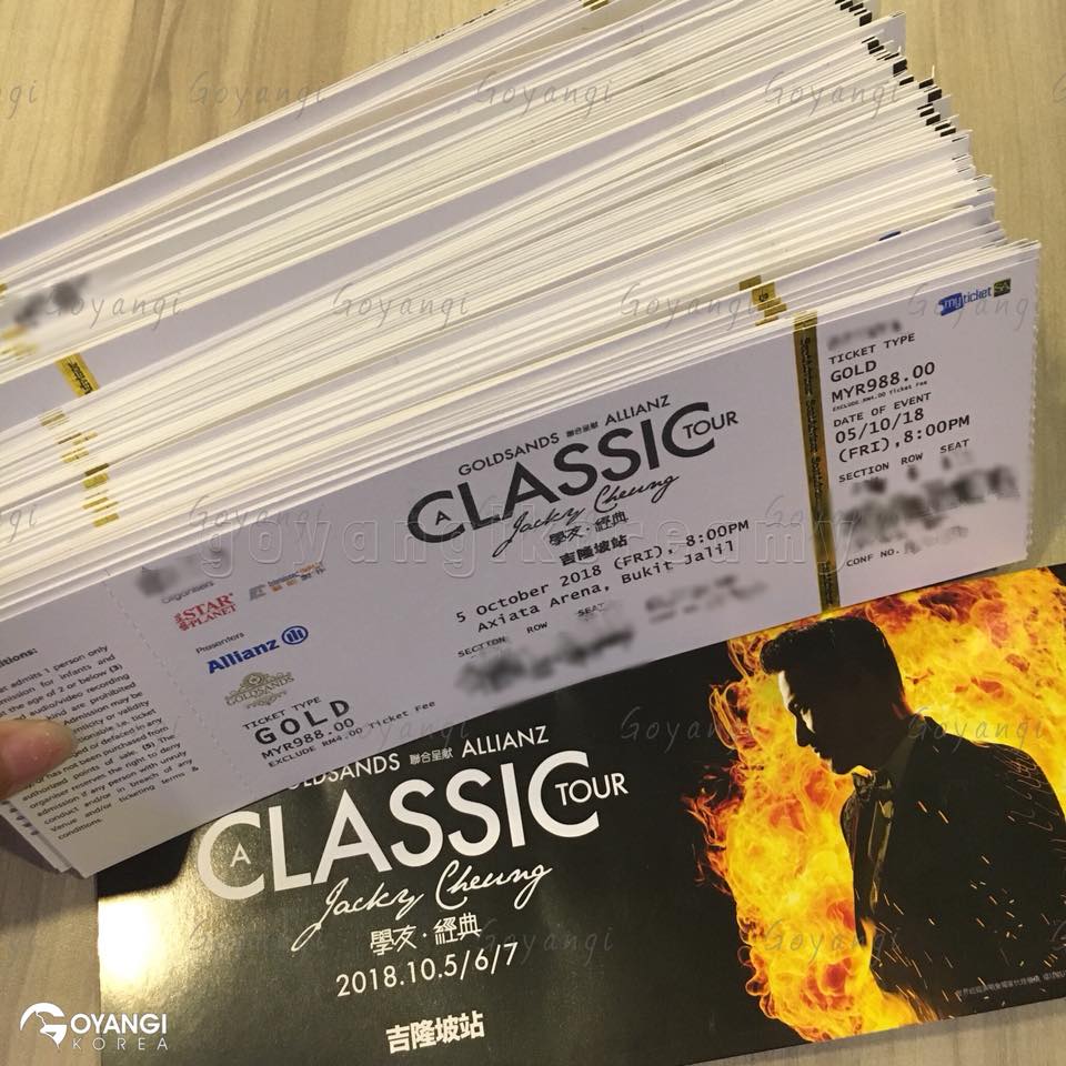 张学友Jacky Cheung A Classic Tour in Malaysia 2018
