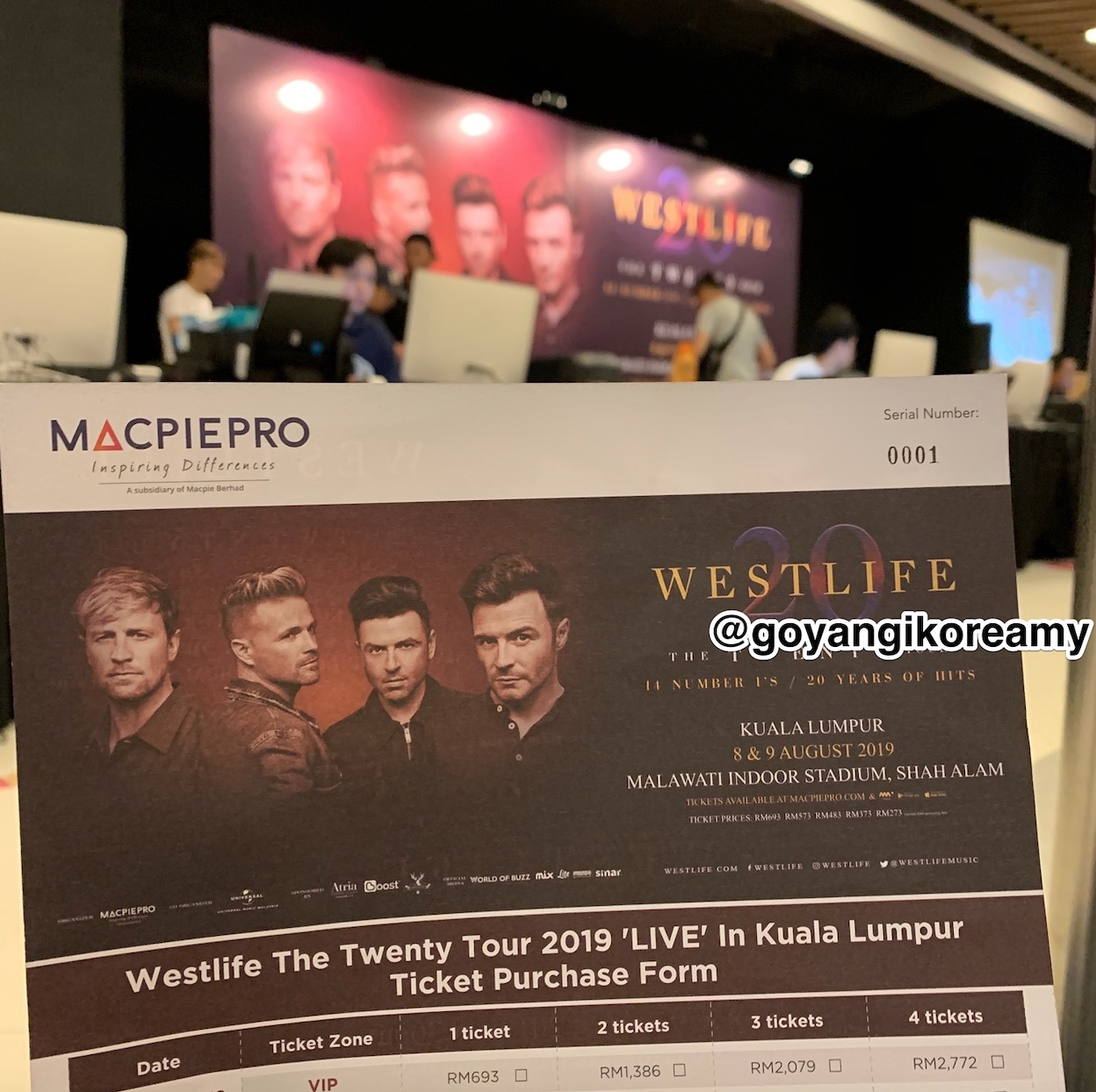 Westlife ticket launch first in line