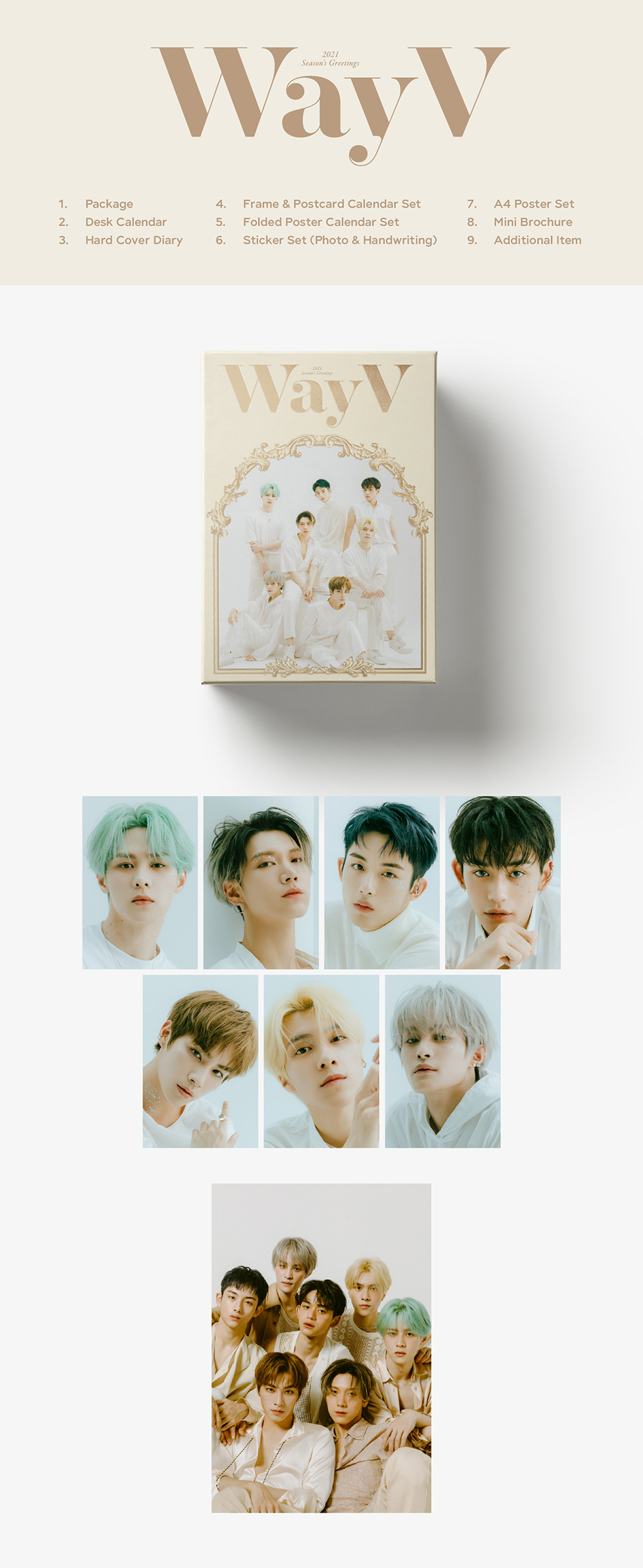 K-POP・アジア wei season greeting 2021 K-POP・アジア wei season greeting 2021 WAYV 2021 SEASONS