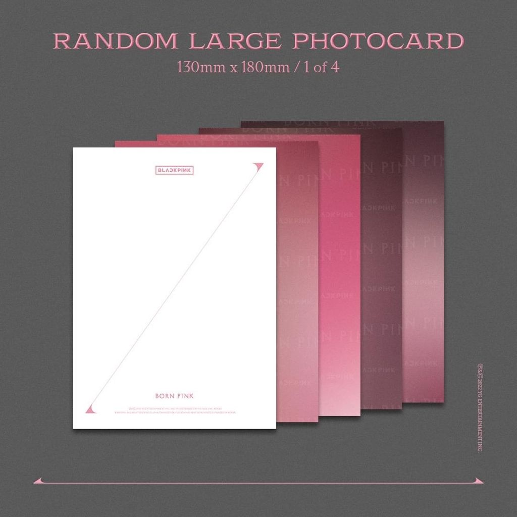 YG SELECT & KPOP MERCH Exclusive Benefit] BLACKPINK - BORN PINK 2nd ALBUM  (DIGIPACK ver.), kpop album 