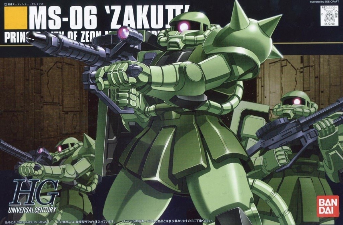 Mega Size Model 1 48 Ms 06f Mass Producing Type Zaku Gunpla Mobile Suit Gundam