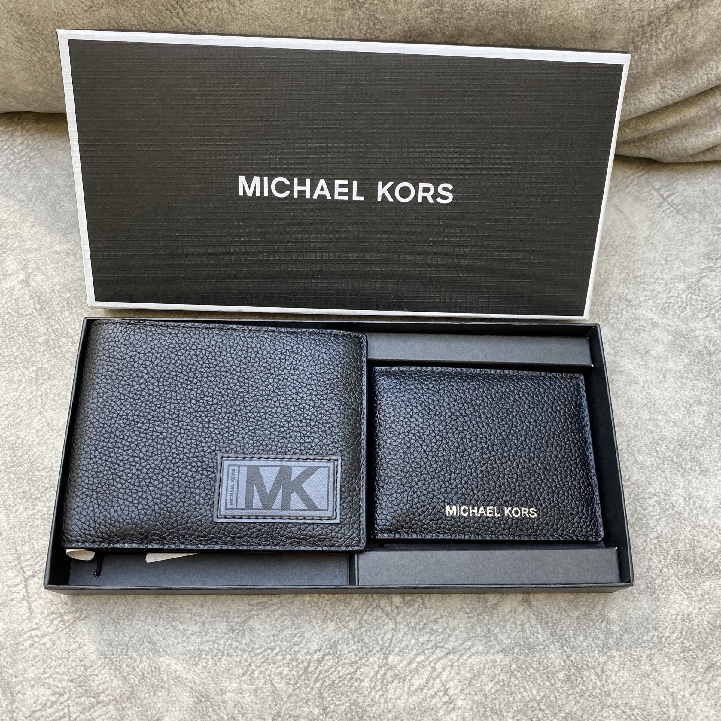 MICHAEL KORS 3 IN 1 WALLET BOX SET - BLACK – Lbite Luxury Branded ...