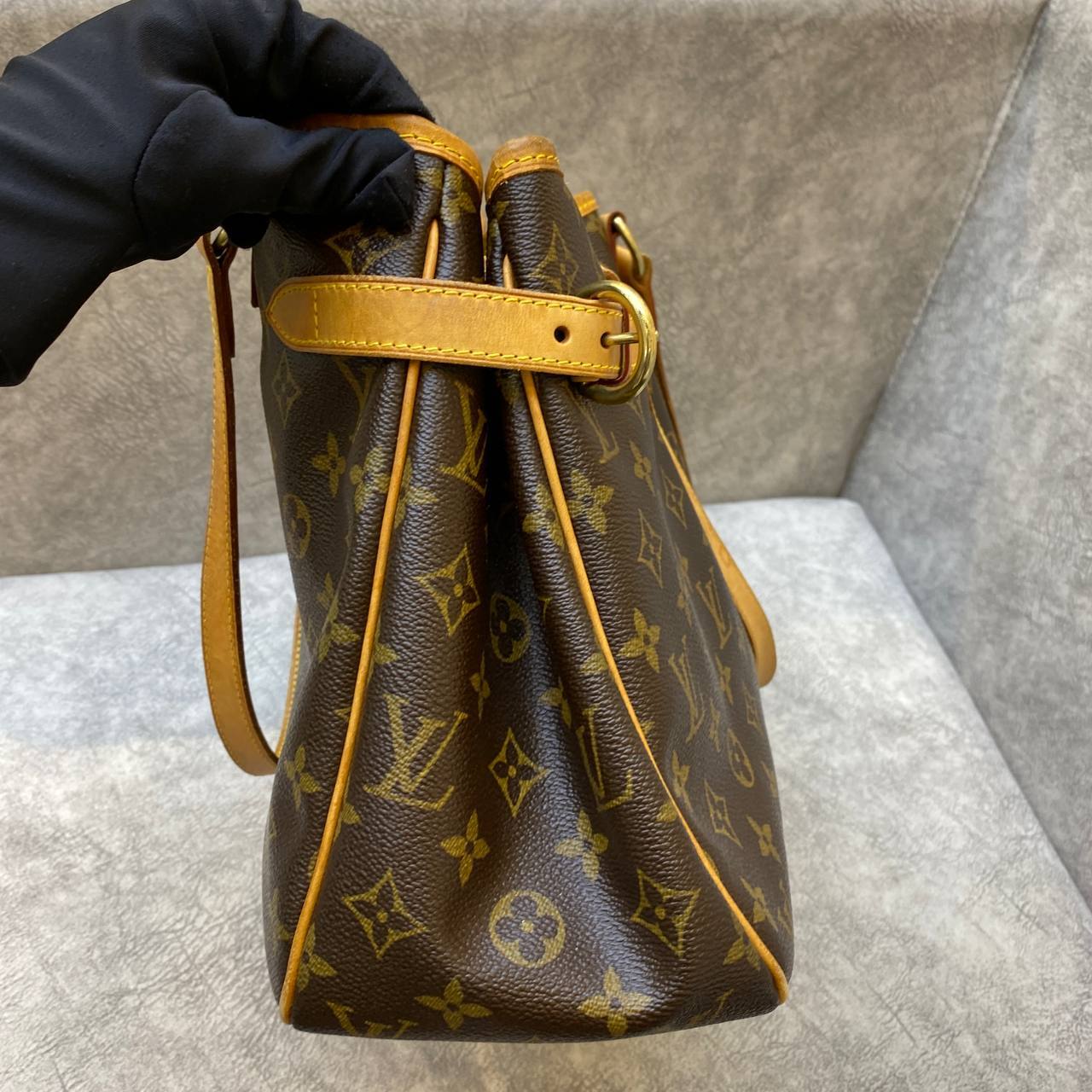 AUTHENTIC LOUIS VUITTON MONOGRAM BATIGNOLLES HORIZONTAL LEATHER