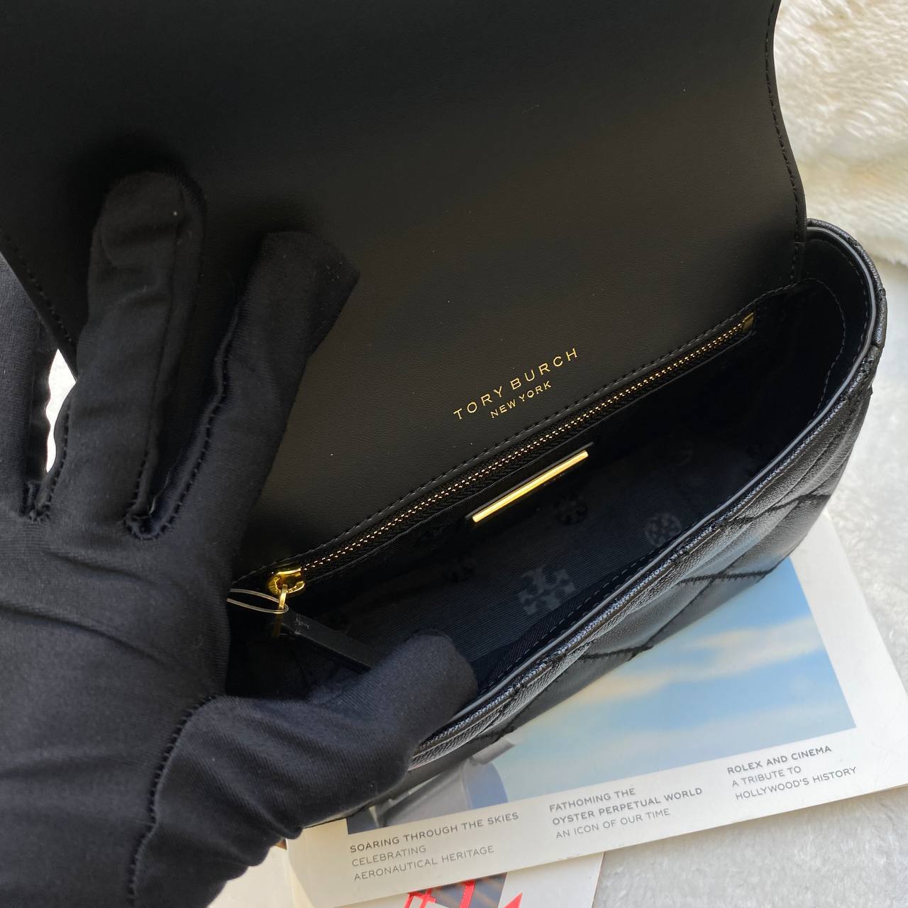 TORY BURCH WILLA TOP HANDLE BAG BLACK – Lbite Luxury Branded - Your ...