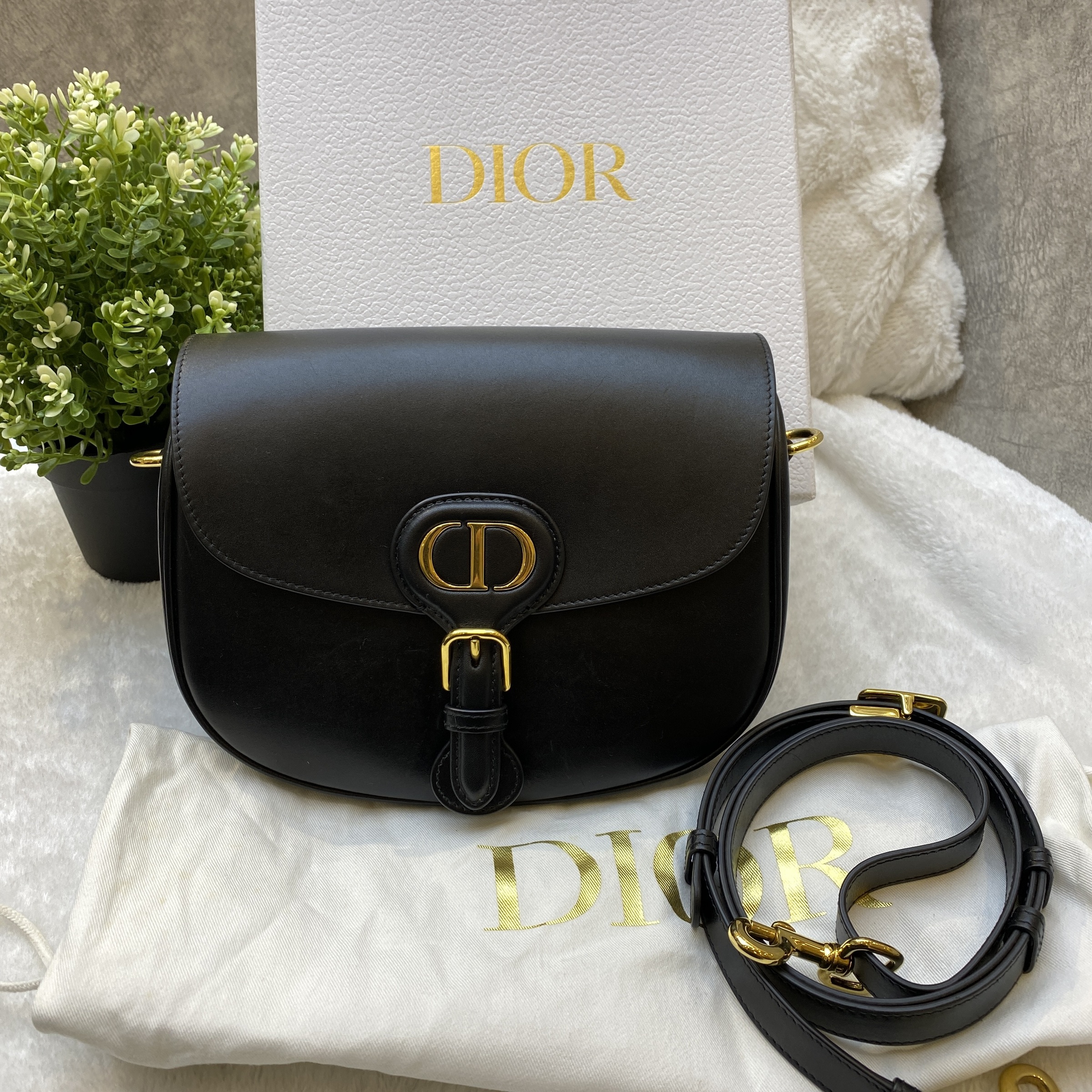 Small Dior Bobby Black Bag - Bellisa