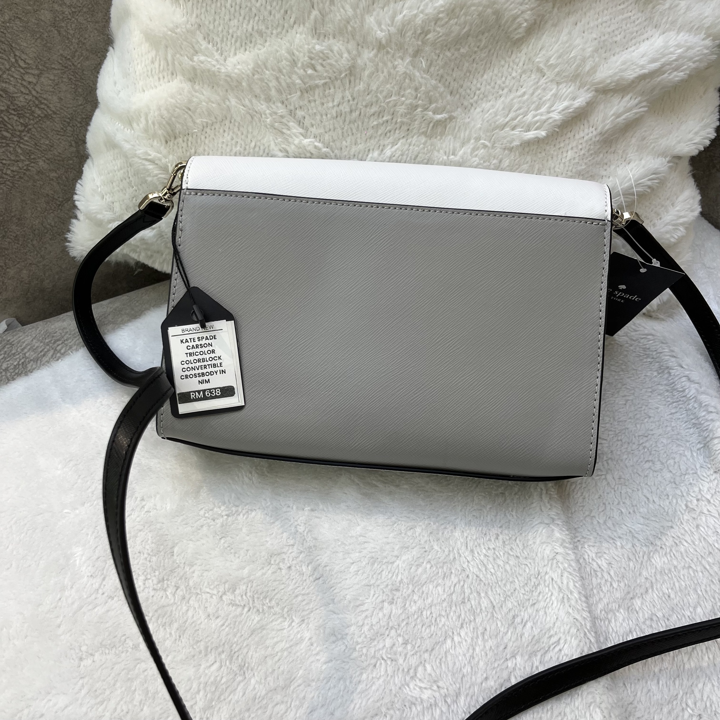 KATE SPADE SQUARE STACI CROSSBODY BAG IN WHITE – Lbite Luxury Branded -  Your Trusted Luxury Expert