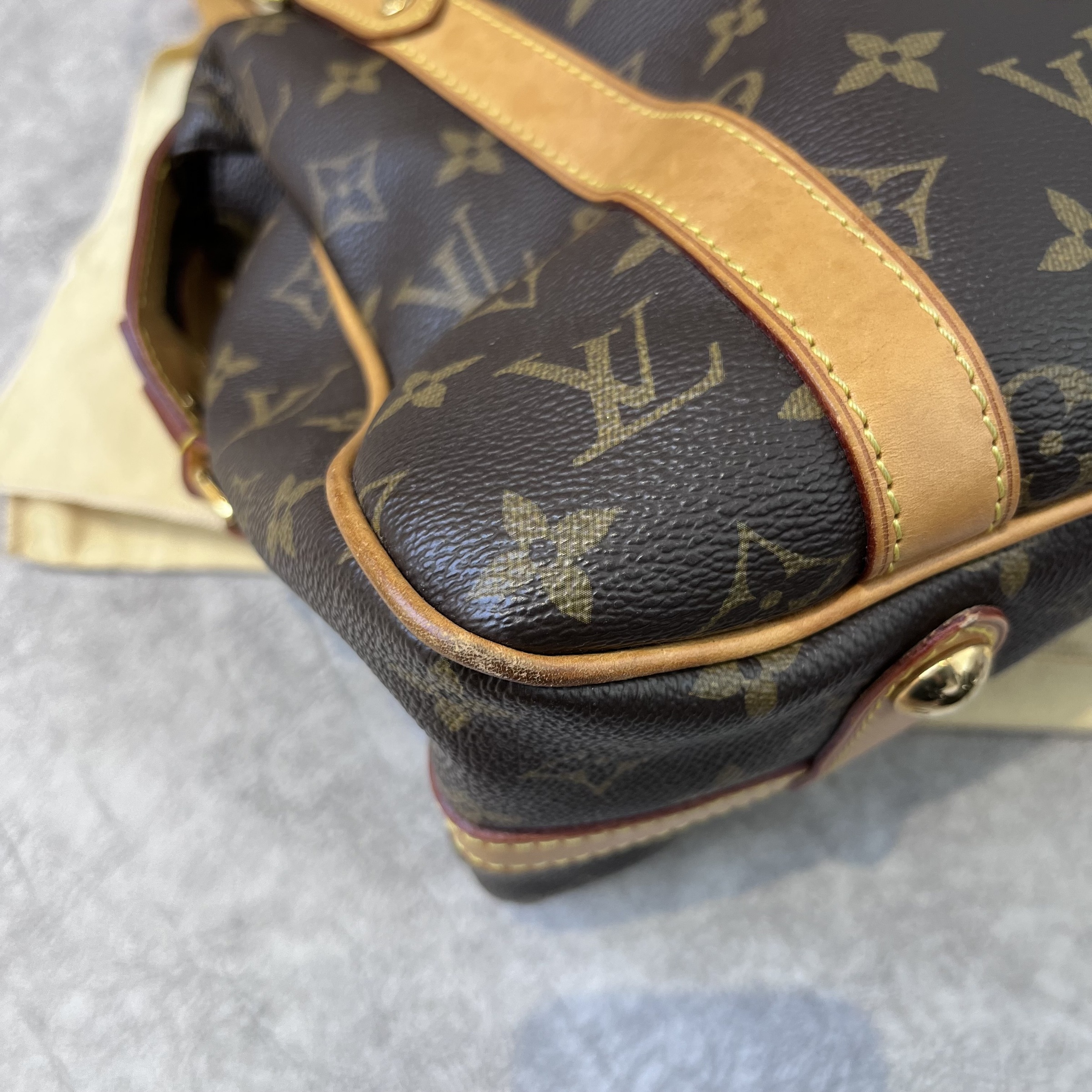 PREOWNED LOUIS VUITTON STRESA MM SHOUDLE TOTE BAG (FL4079)