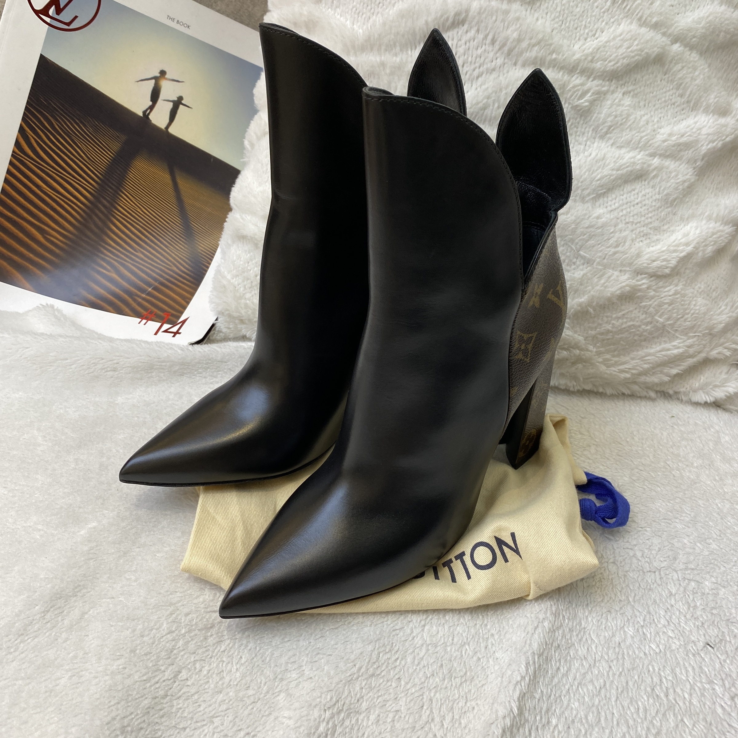 Louis Vuitton Monogram Canvas and Leather Rodeo Queen Ankle Boots