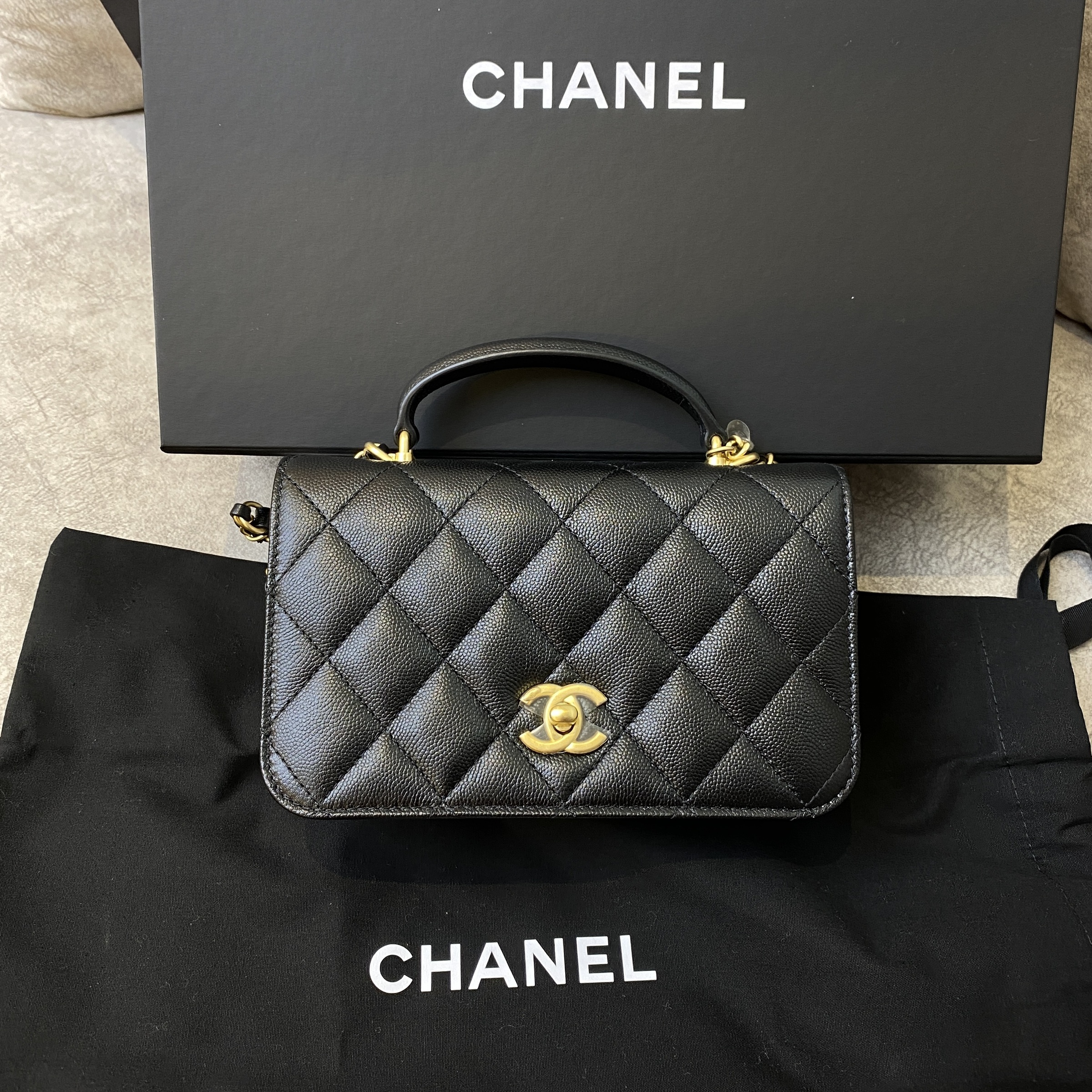 CHANEL 23B FLAP BAG CAVIAR GHW – Lbite Luxury Branded - Your Trusted Luxury  Expert