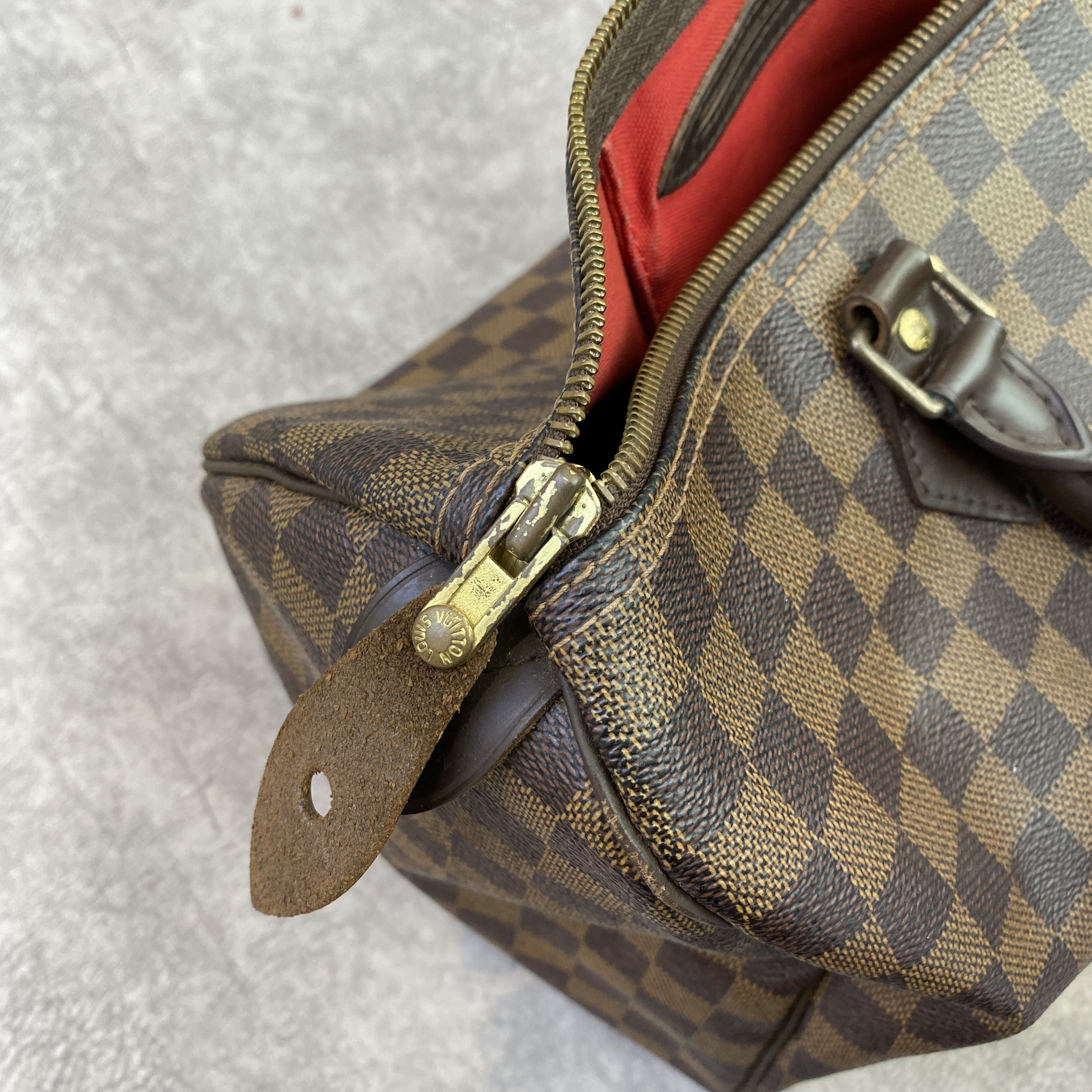 Louis Vuitton, Bags, Speedy 35 Damier Ebene