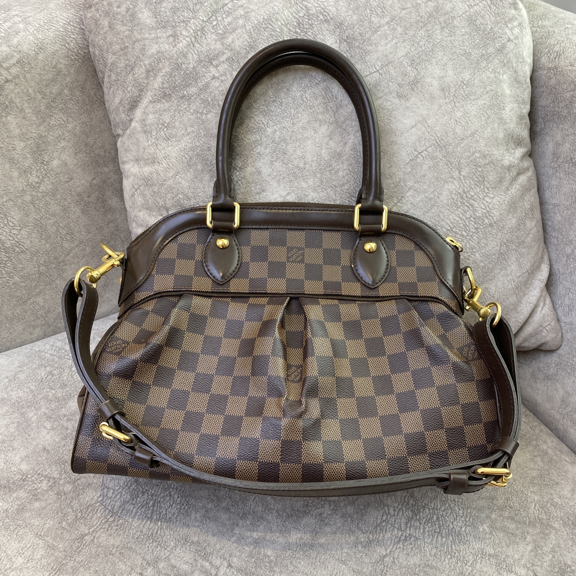 PREOWNED LOUIS VUITTON TREVI PM DAMIER EBENE (TH0079) – Lbite Luxury  Branded - Your Trusted Luxury Expert