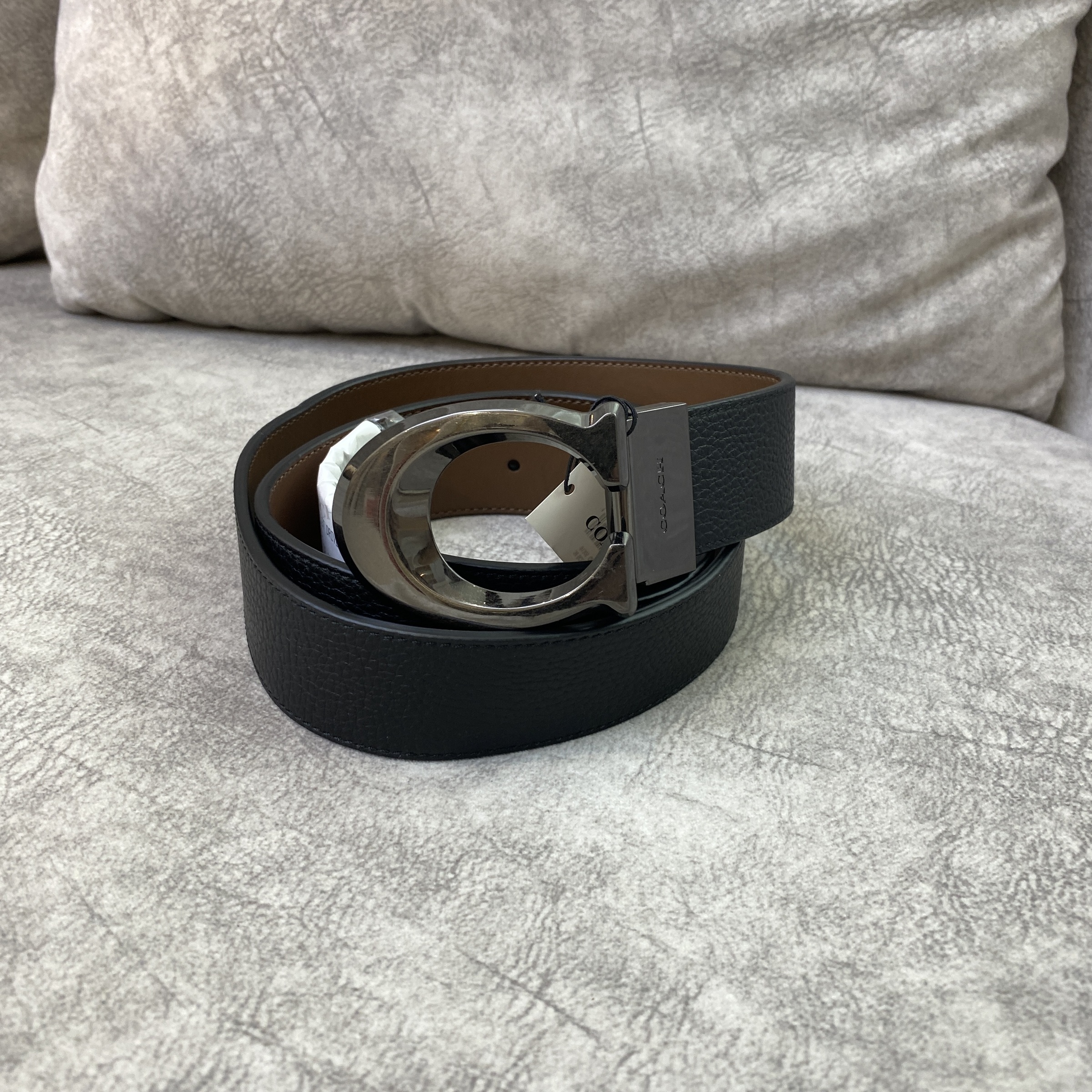 Coach clearance belt buckle