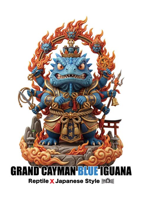 軍荼利明王藍岩