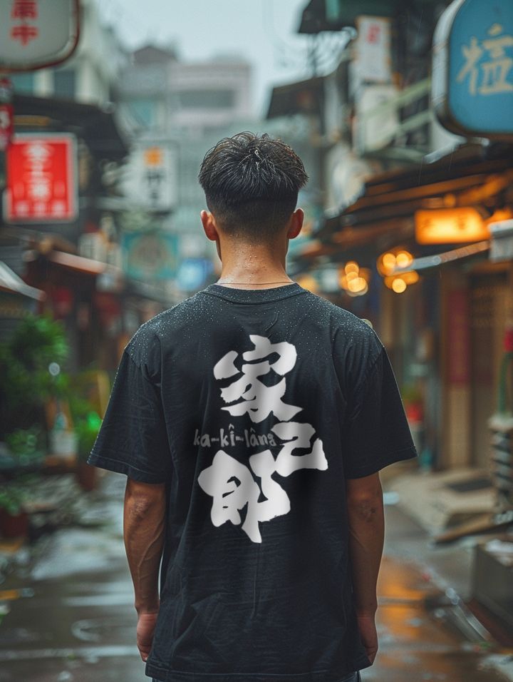 模特兒背面