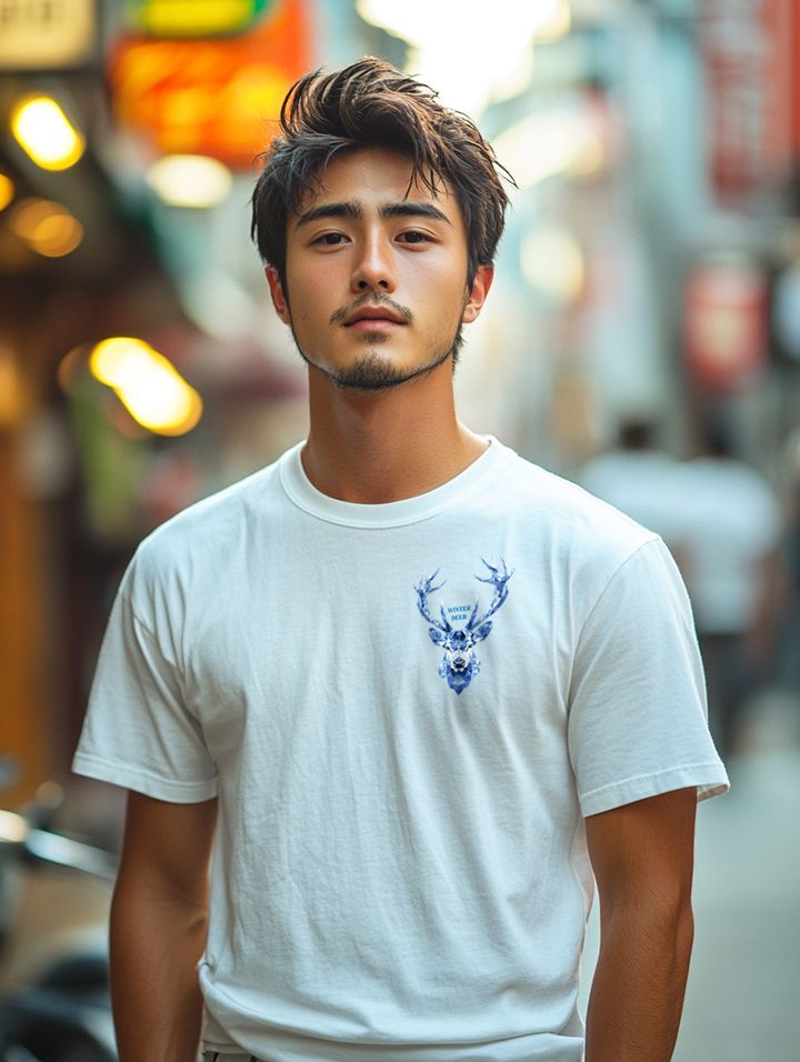 冬鹿模特兒正面