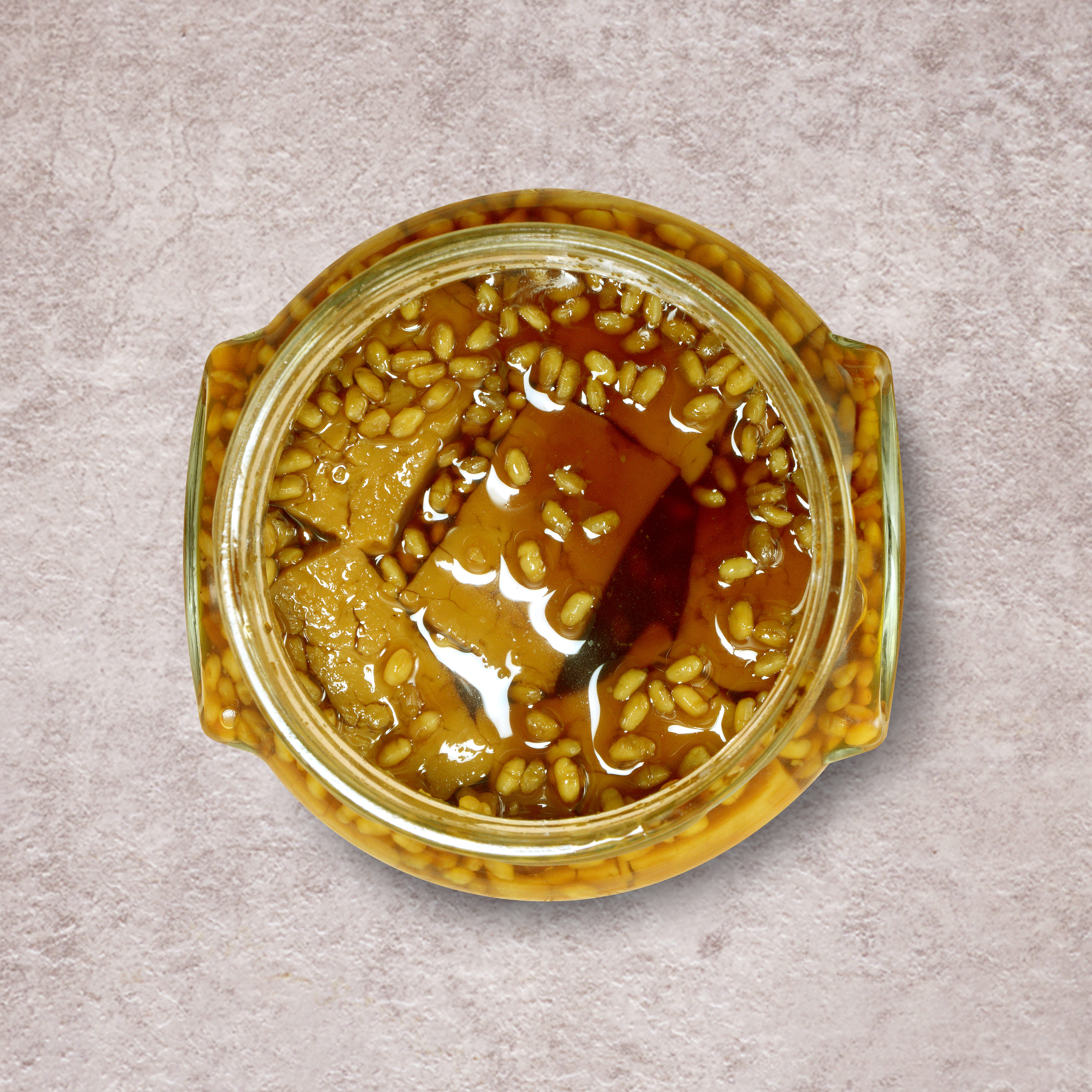 豆腐乳俯視圖_薑黃