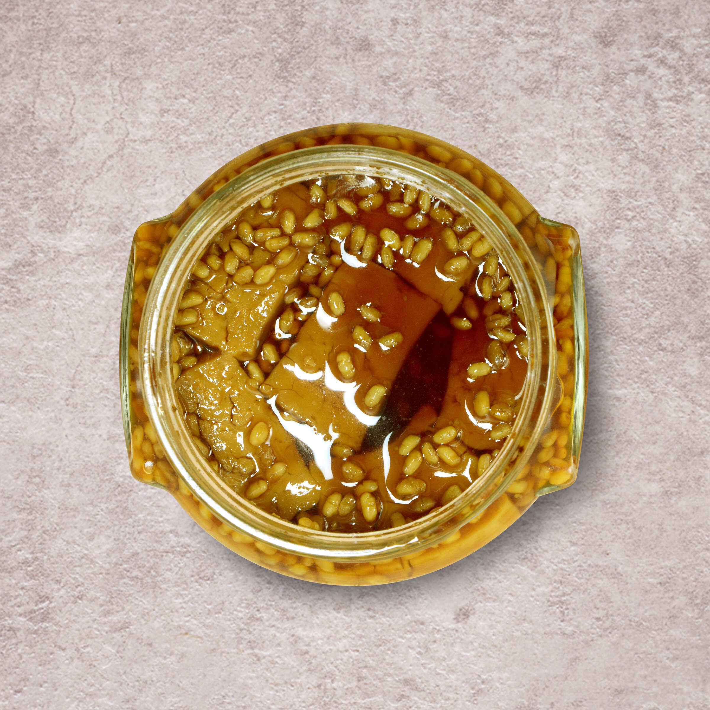 豆腐乳俯視圖_薑黃