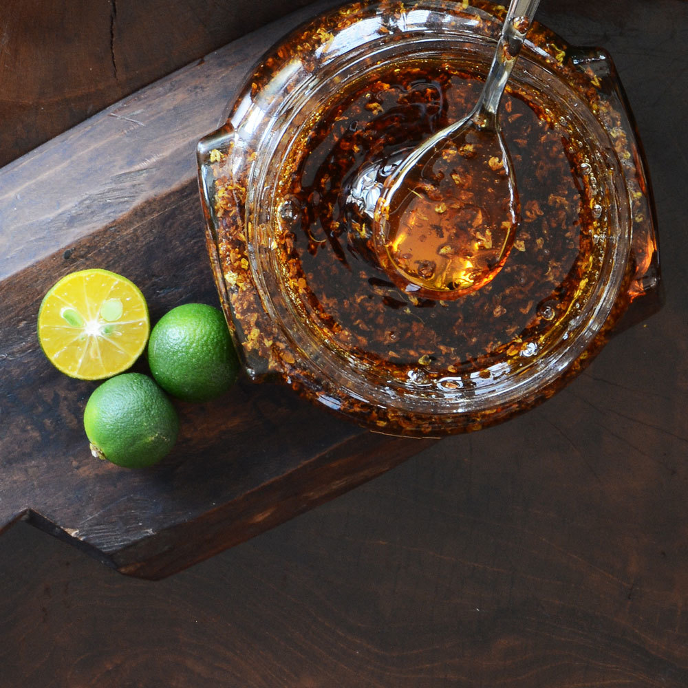 貓裏桂花釀俯視圖開蓋即聞到濃濃的桂花香