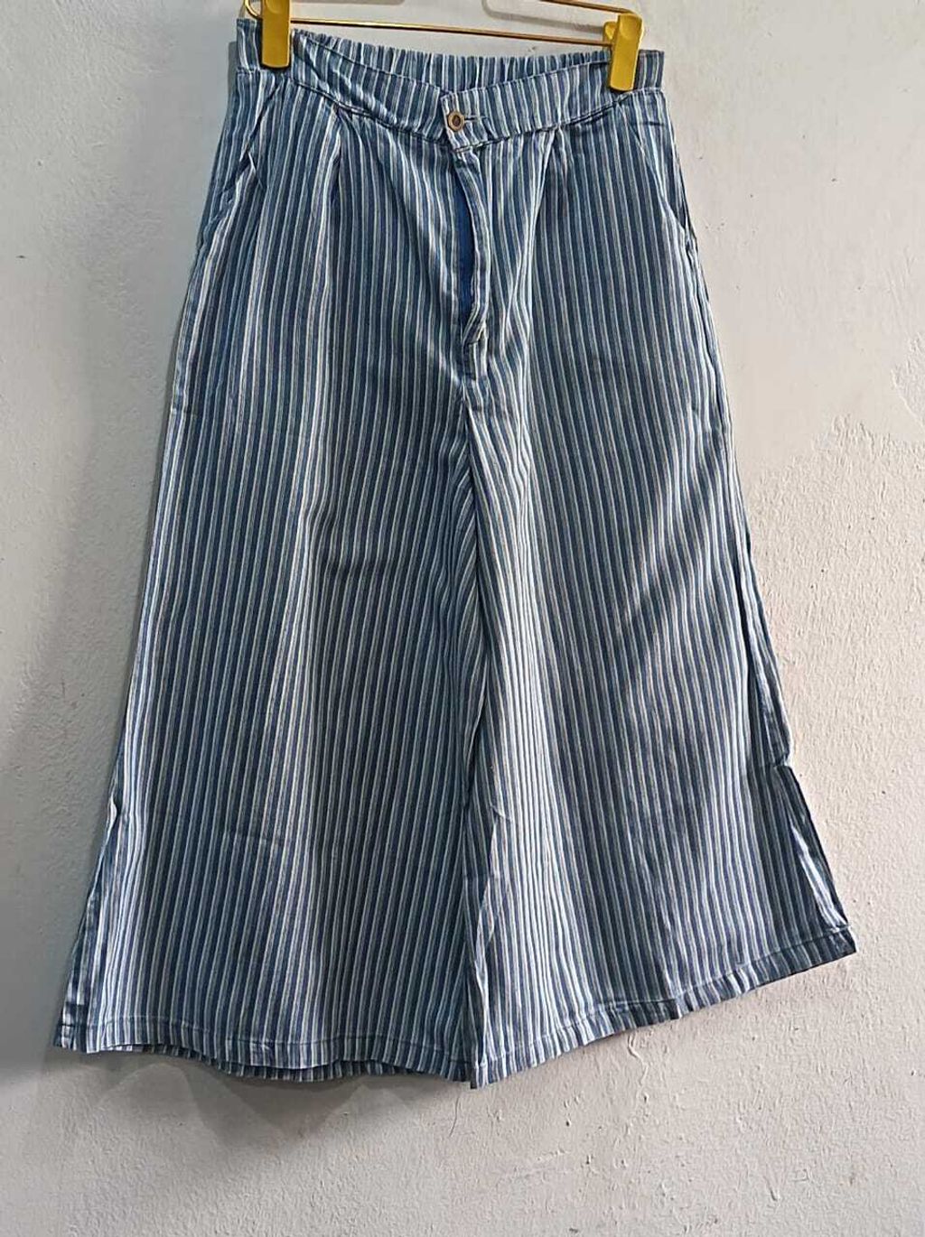 A001 Blue & White Striped Pants