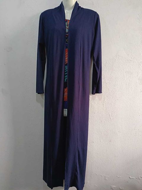A003 Long Cardigan (Blue)