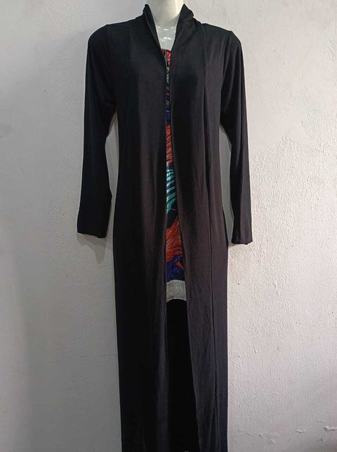 A003 Long Cardigan (Black)