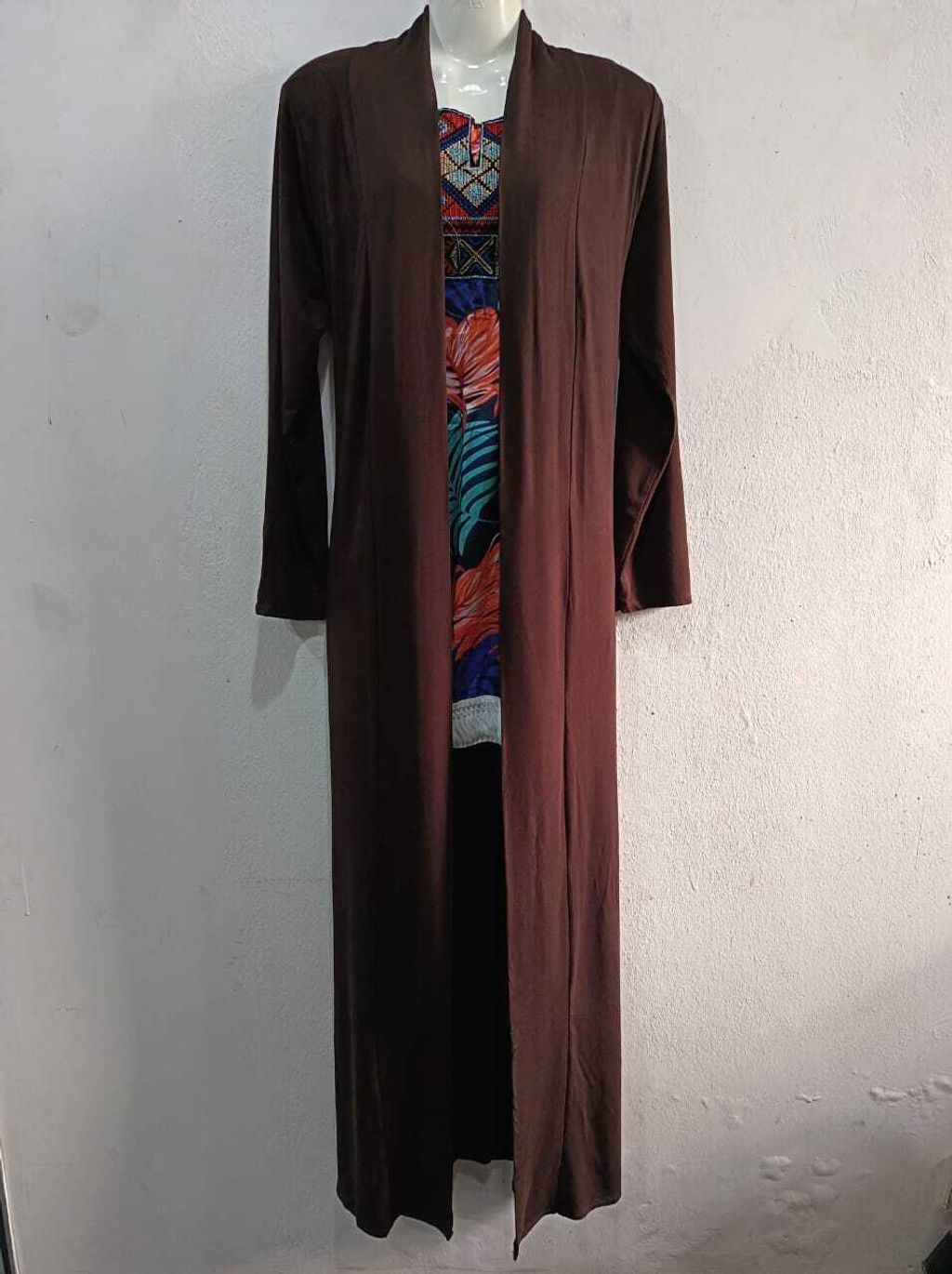 A003 Long Cardigan (Brown)
