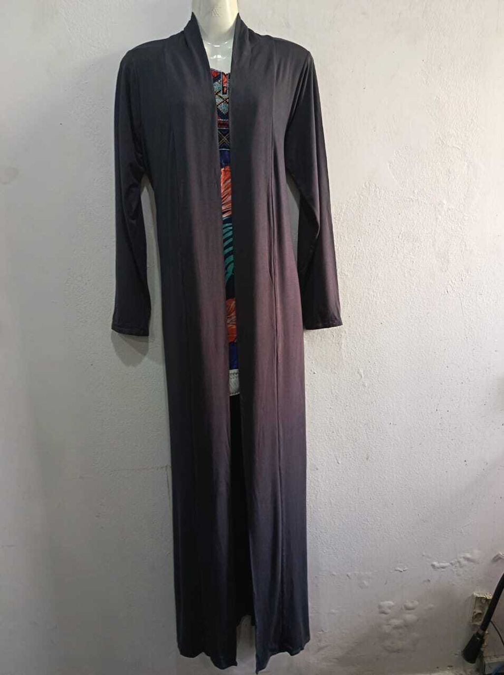A003 Long Cardigan (Grey)