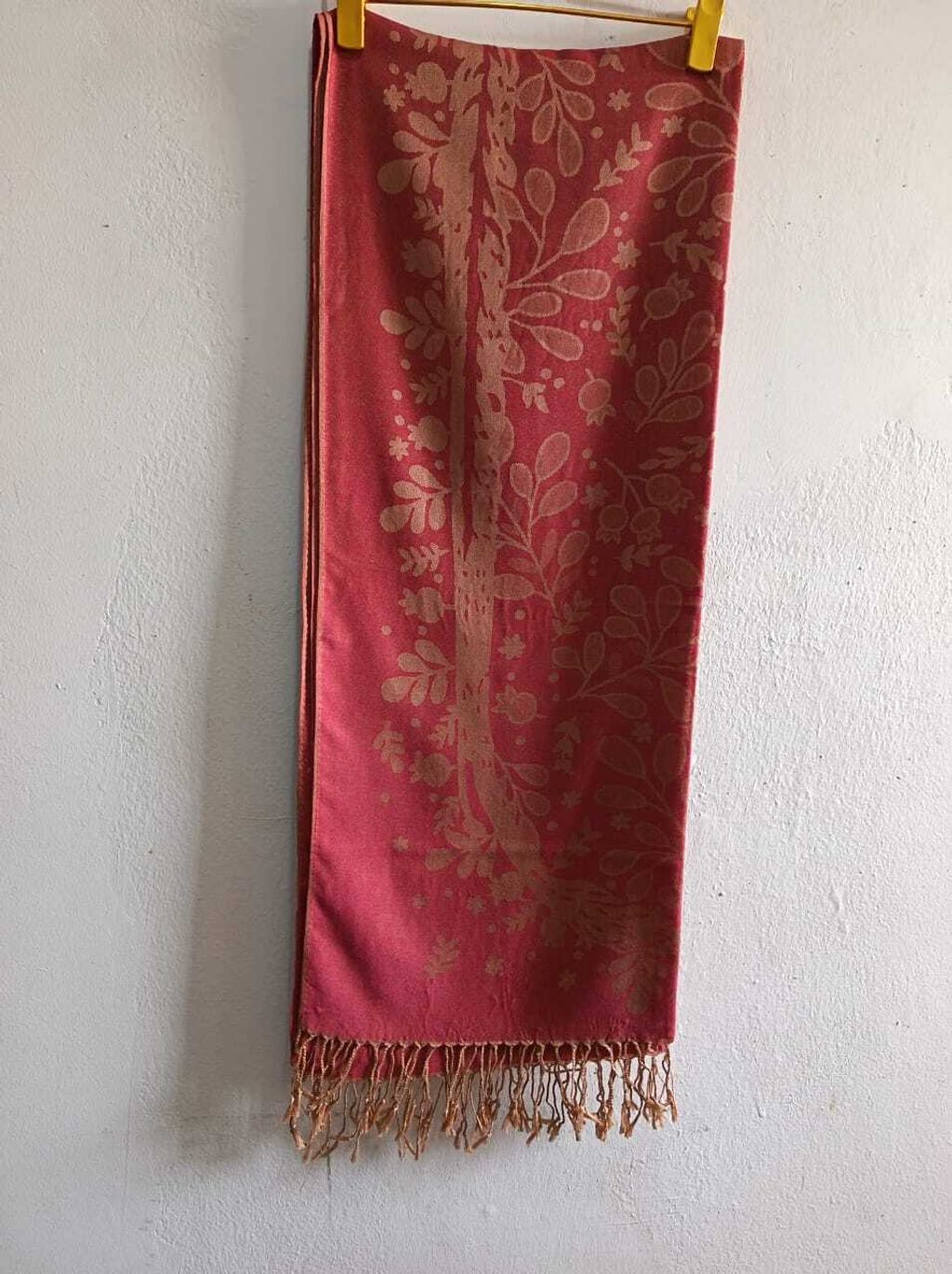 A012 Pashmina Shawl (Red)